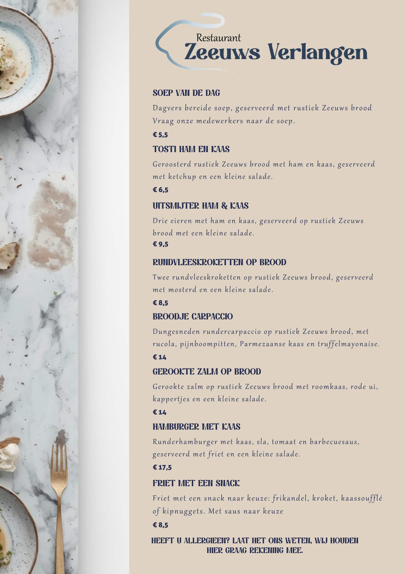 Lunch Menu